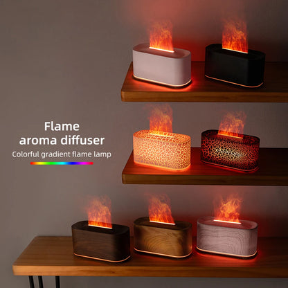 Difusor de aromas con efecto de llama