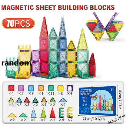 Bloques magnéticos tipo tiles (STEM)