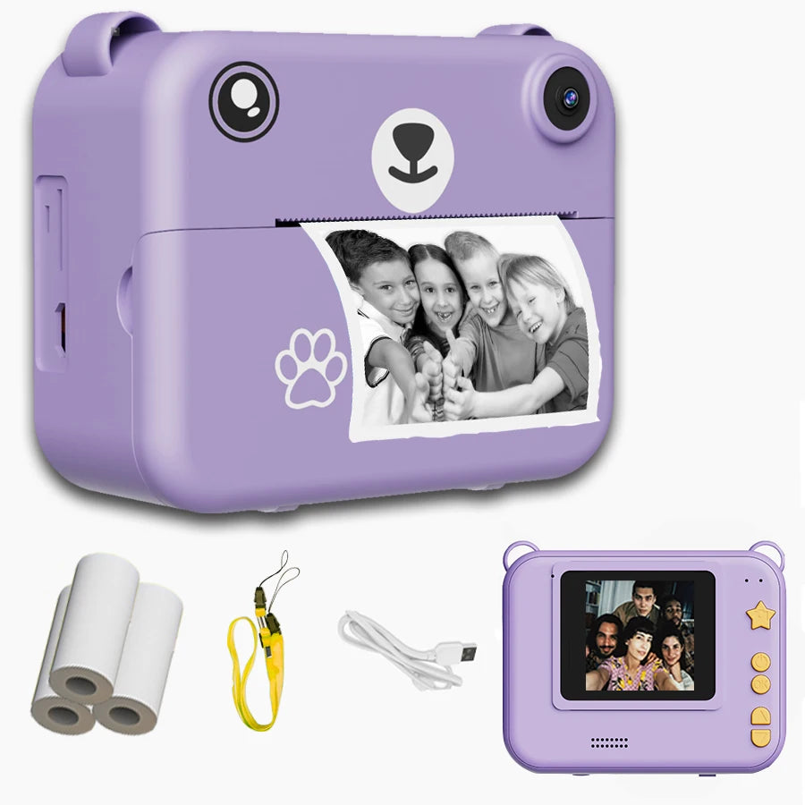 Cámara para niños que imprime fotos al instante