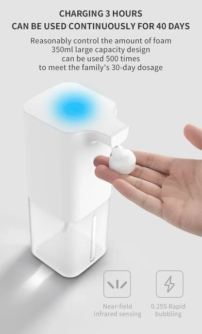 Dispensador de jabón automático con espuma