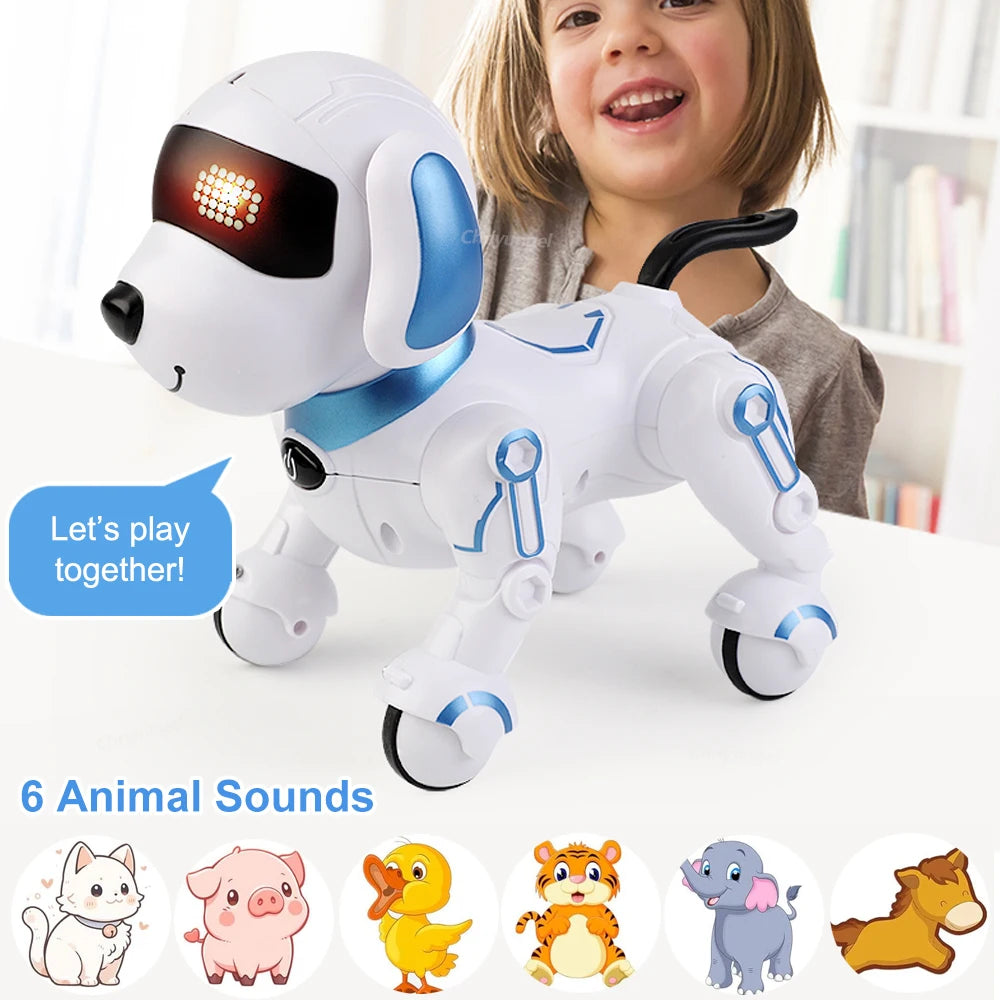 Perro robot inteligente con control remoto