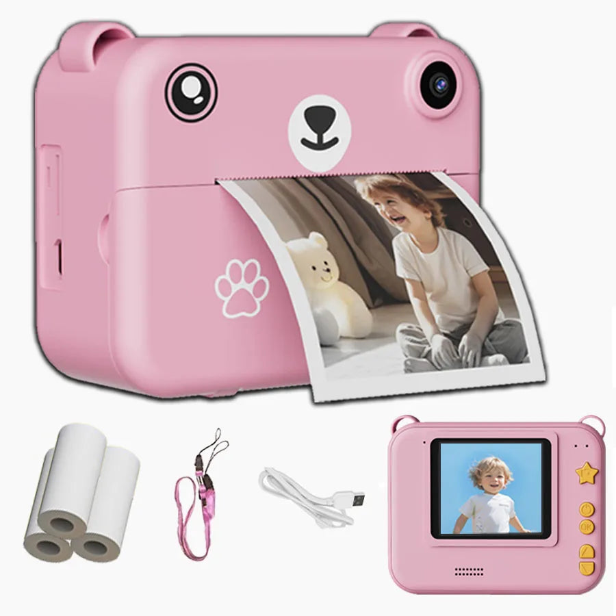 Cámara para niños que imprime fotos al instante