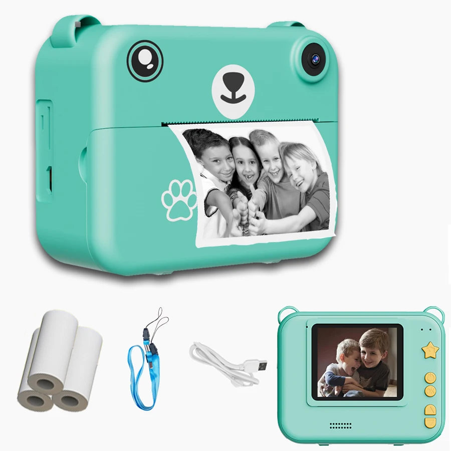 Cámara para niños que imprime fotos al instante