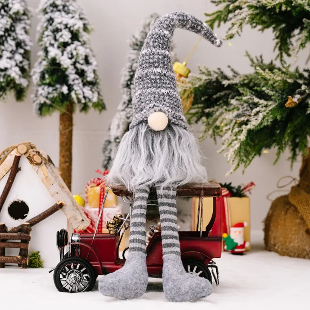 Duende navideño de peluche (gnomo)