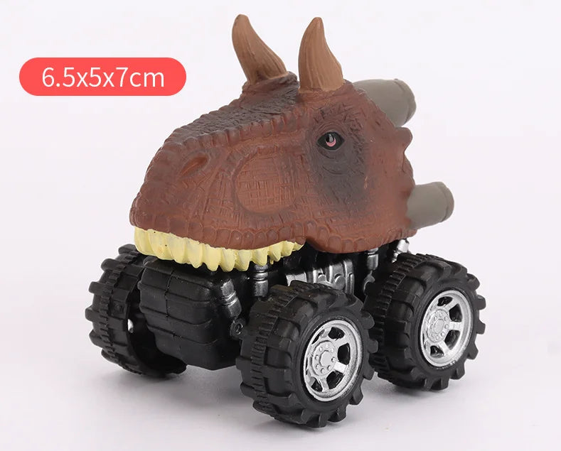 Carritos dinosaurio de fricción (monster trucks)