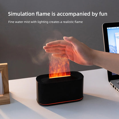 Difusor de aromas con efecto de llama