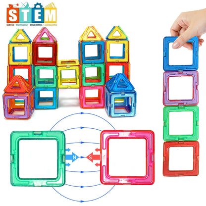 Bloques magnéticos de construcción para niños