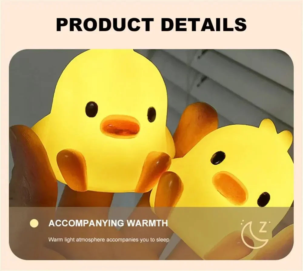 Lamparita de patito para niños