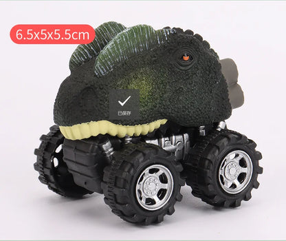 Carritos dinosaurio de fricción (monster trucks)