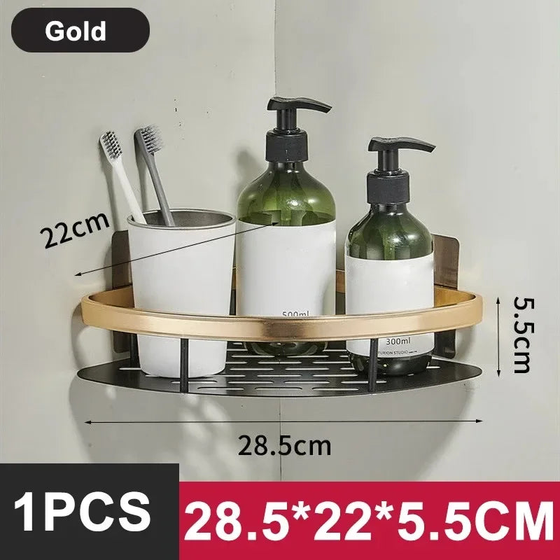 Repisa de aluminio para baño y cocina