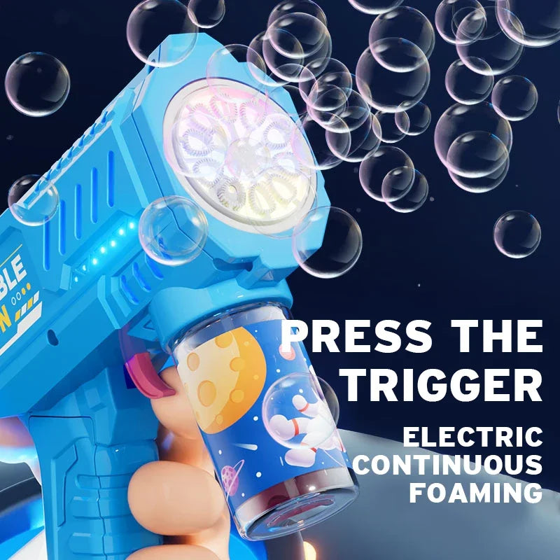 Pistola de burbujas automática