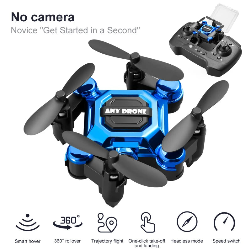 Mini dron plegable con cámara