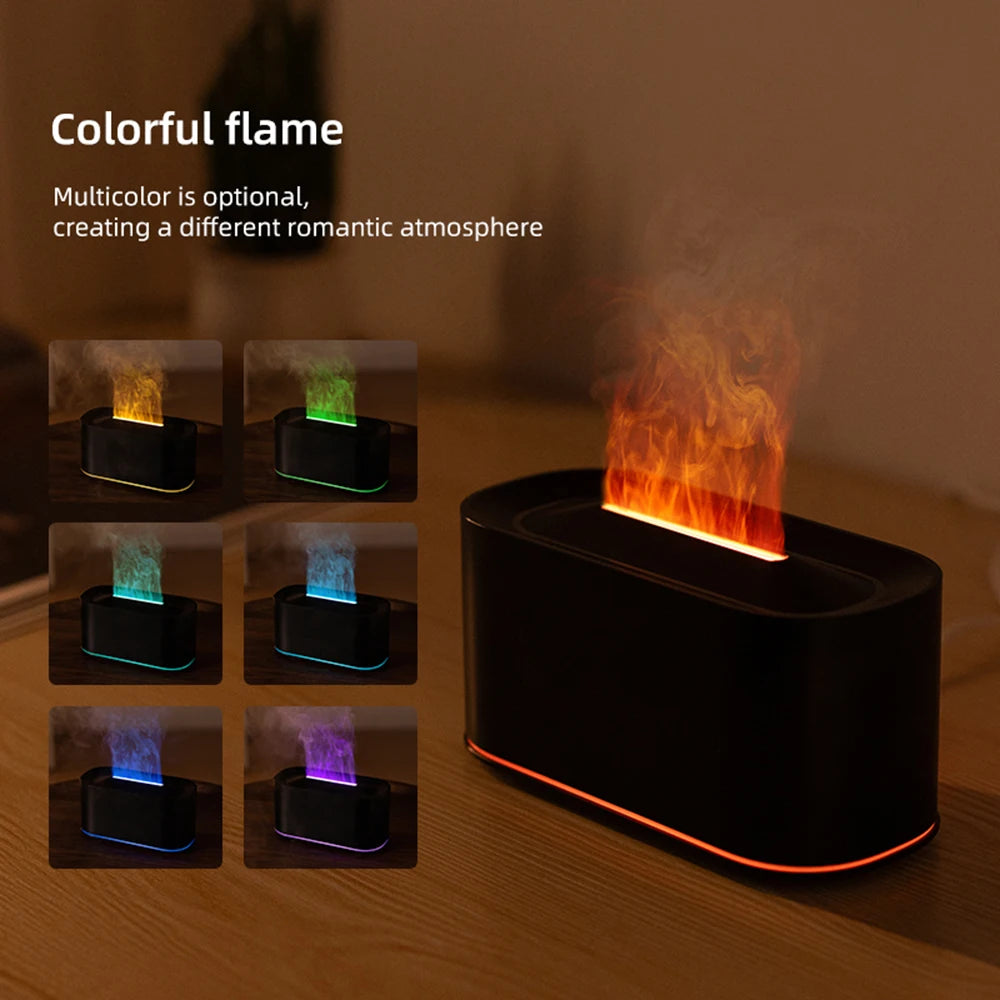 Difusor de aromas con efecto de llama