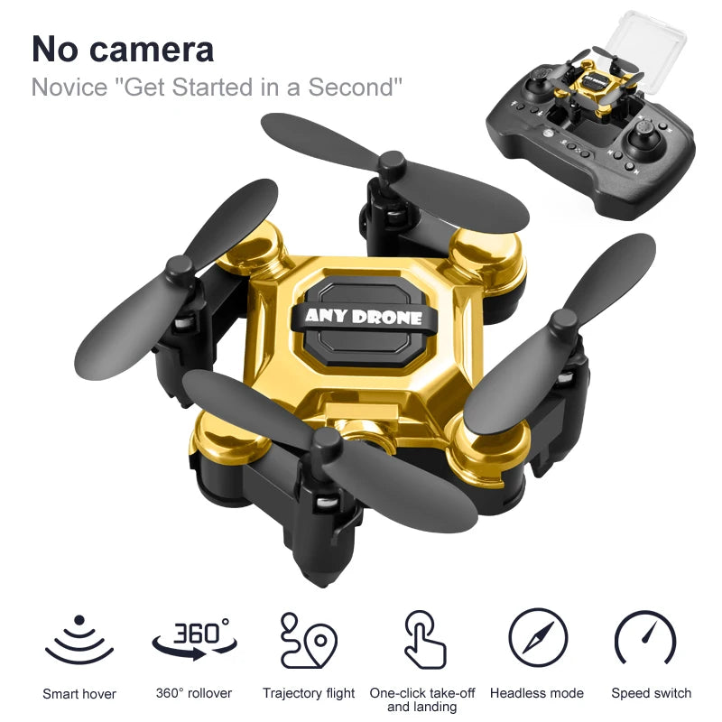 Mini dron plegable con cámara