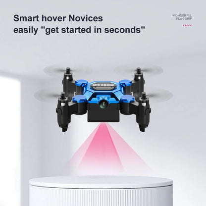 Mini dron plegable con cámara