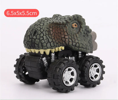 Carritos dinosaurio de fricción (monster trucks)