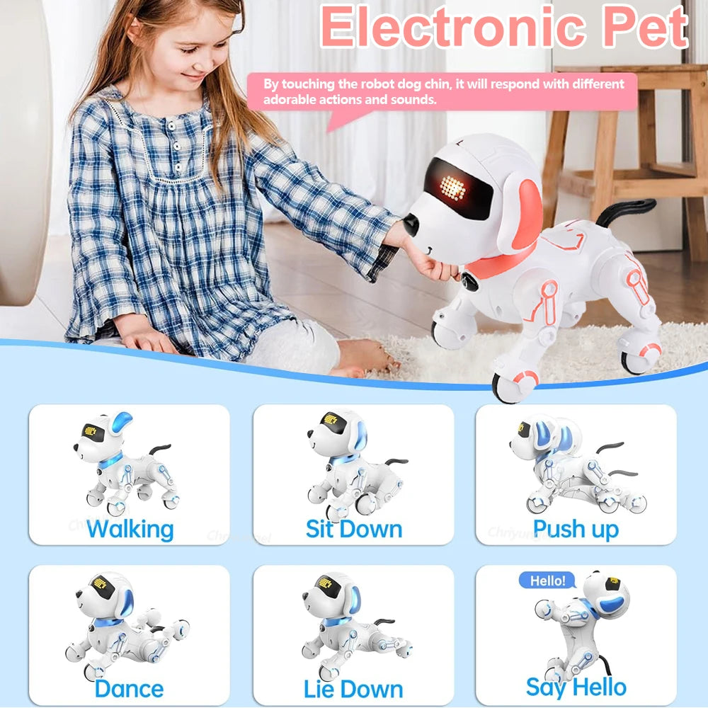 Perro robot inteligente con control remoto