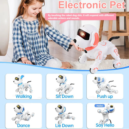 Perro robot inteligente con control remoto