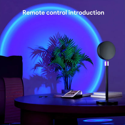 Lámpara atardecer LED de 16 colores con control