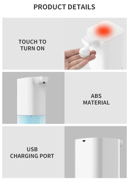 Dispensador de jabón automático con espuma