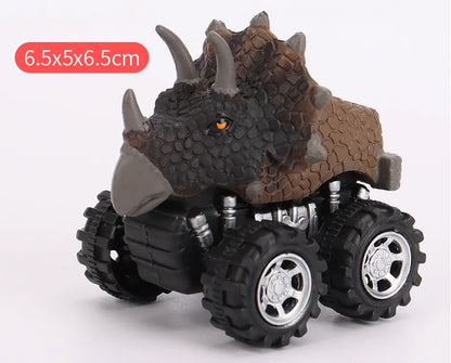 Carritos dinosaurio de fricción (monster trucks)