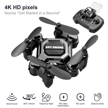 Mini dron plegable con cámara