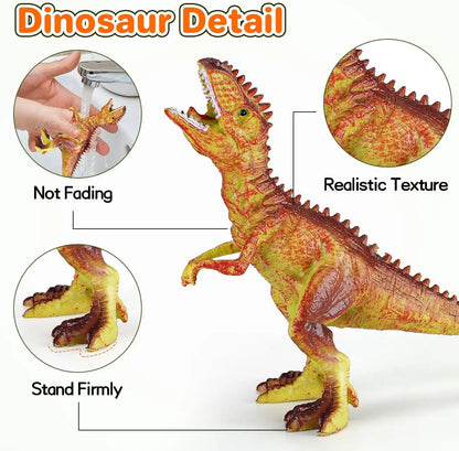 Set de 46 dinosaurios con caja
