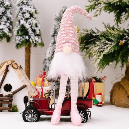 Duende navideño de peluche (gnomo)