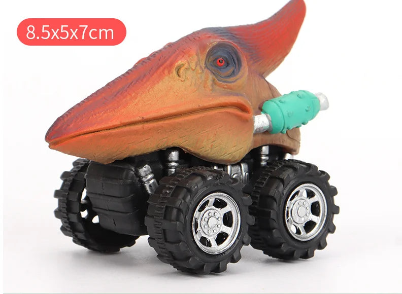 Carritos dinosaurio de fricción (monster trucks)