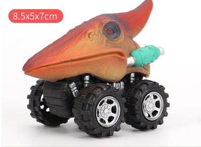 Carritos dinosaurio de fricción (monster trucks)