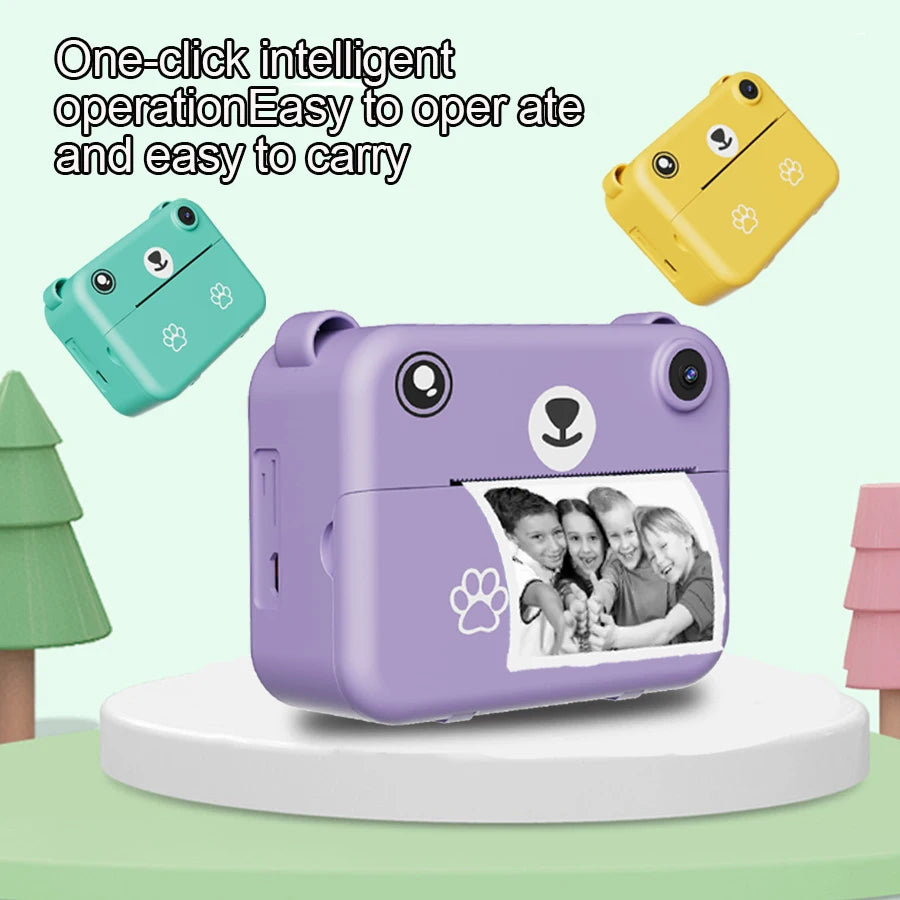 Cámara para niños que imprime fotos al instante